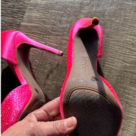 Jessica Simpson Women Pazula Pumps Hot Pink Size 38 1/2 - Picture 6 of 9